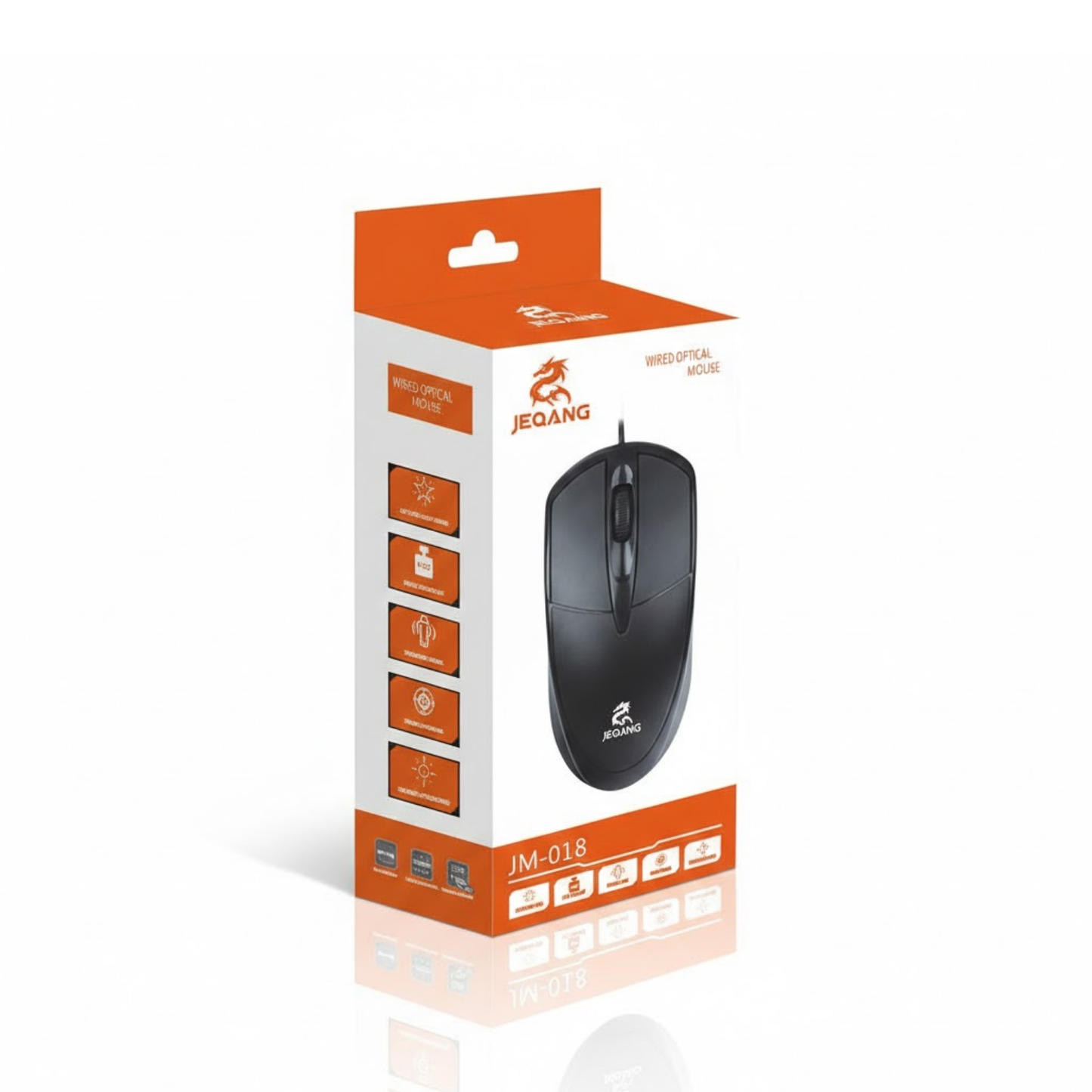 MOUSE CABLEADO USB JM-018
