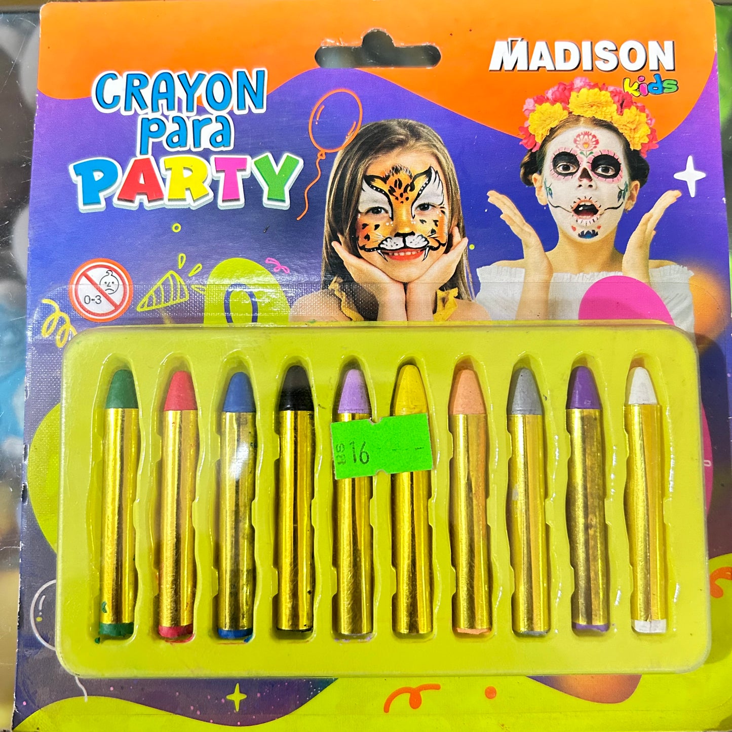 CRAYÓN PARA FIESTAS MADISON