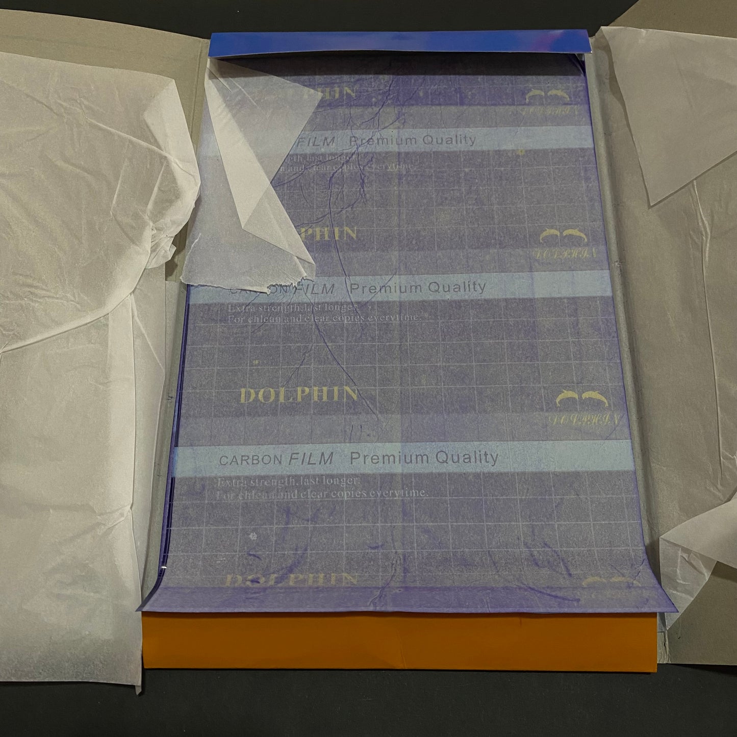 Paquete Papel Carboncillo Azul