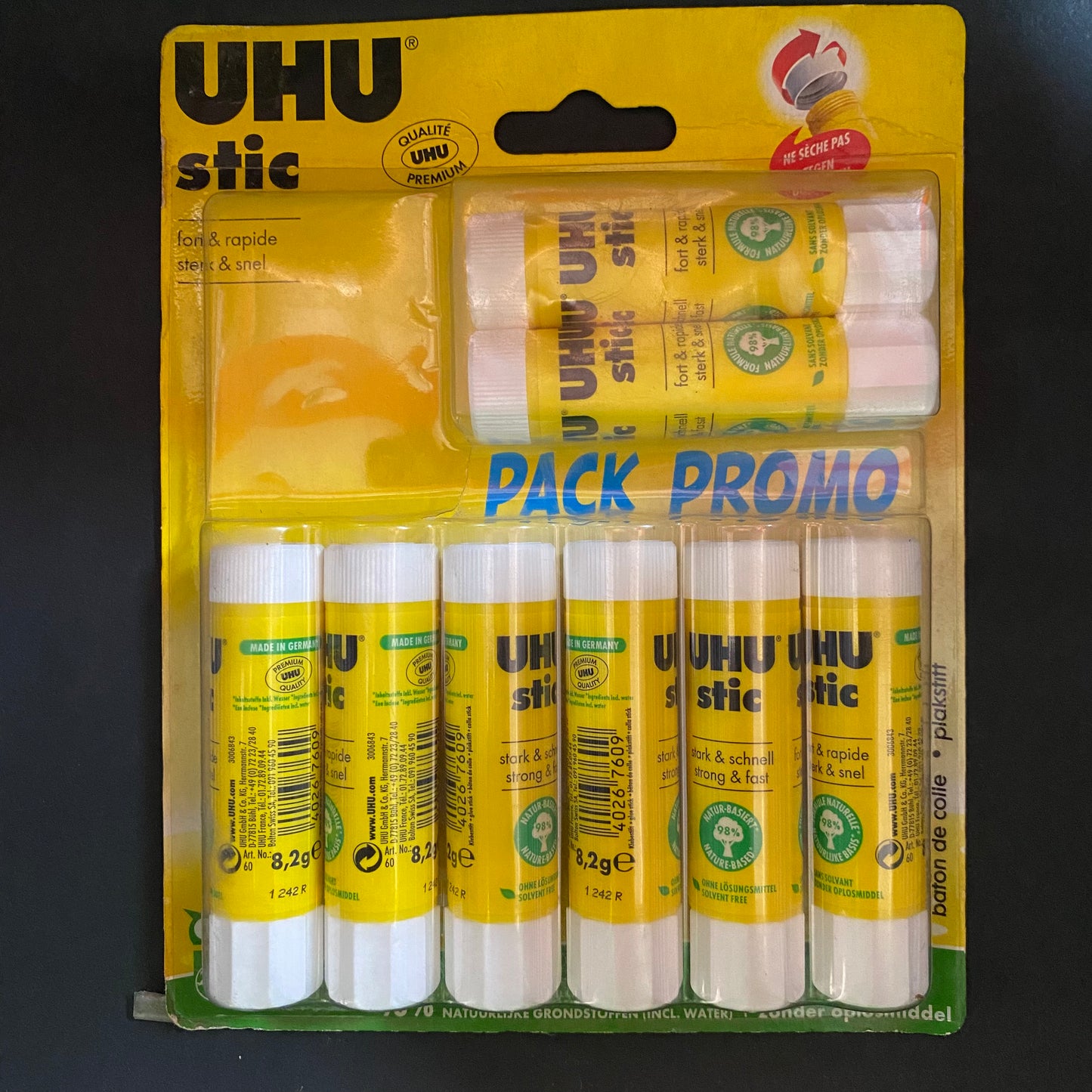 PAQUETE DE PEGAMENTO STIC 8.2g X8 UNIDADES