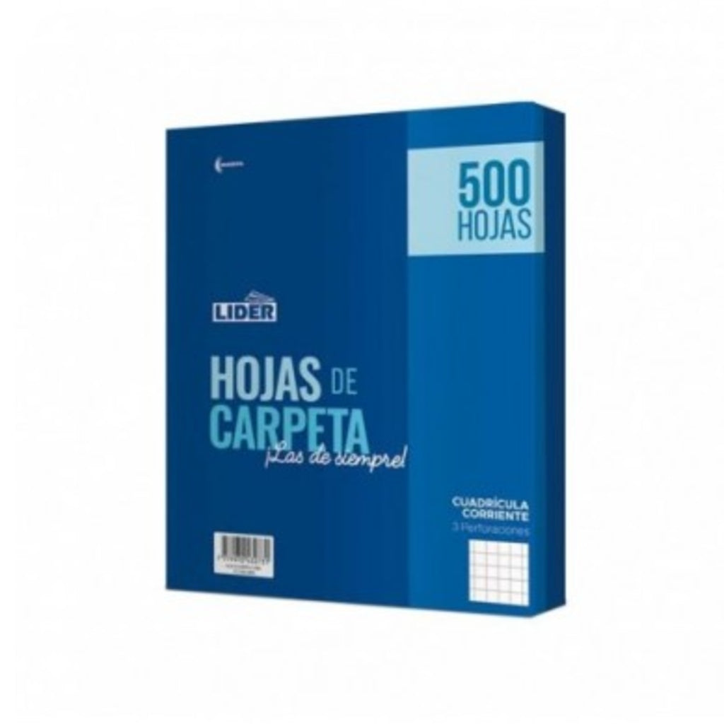 PAQUETE DE HOJAS DE CARPETA