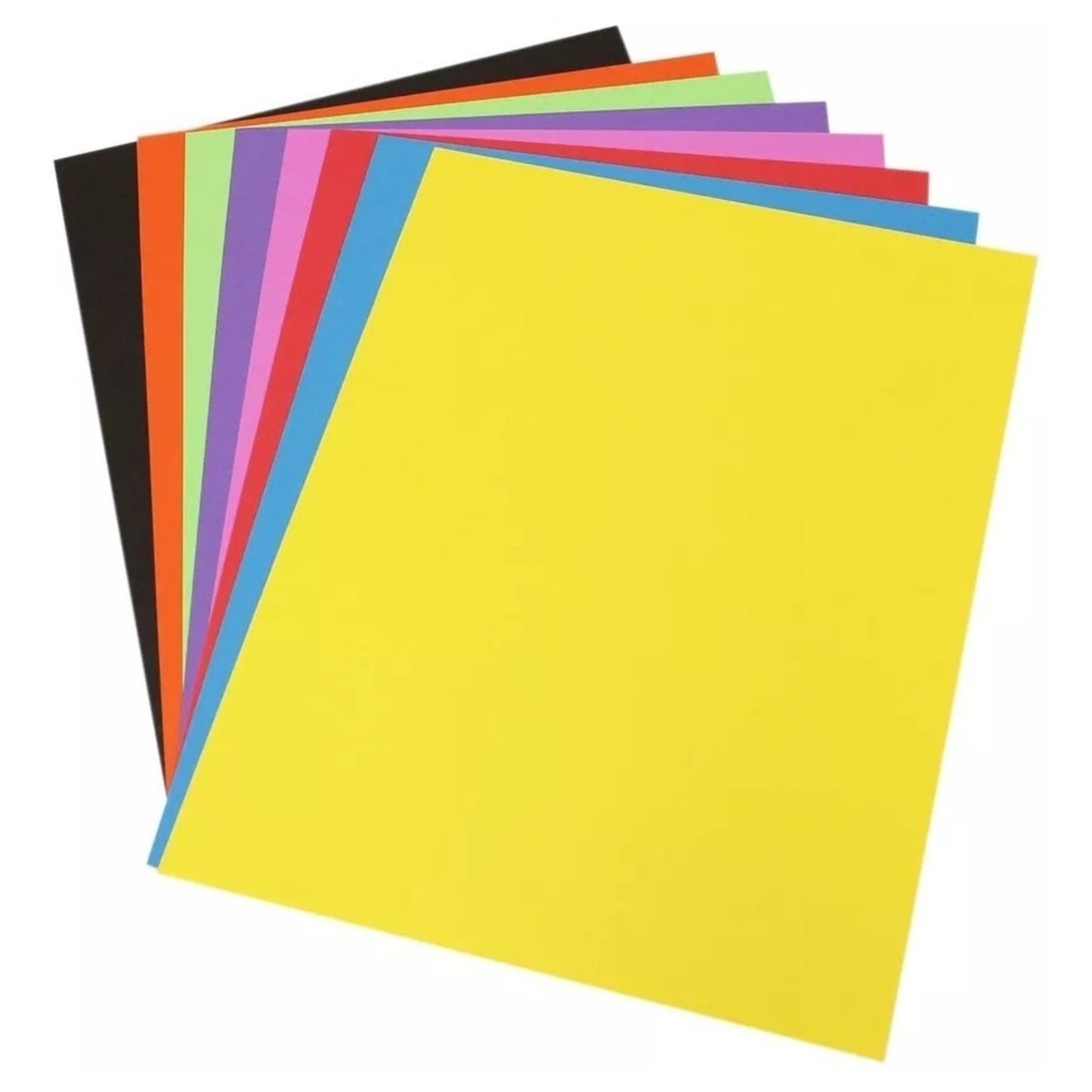 HOJAS DE CARTULINA DE COLORES