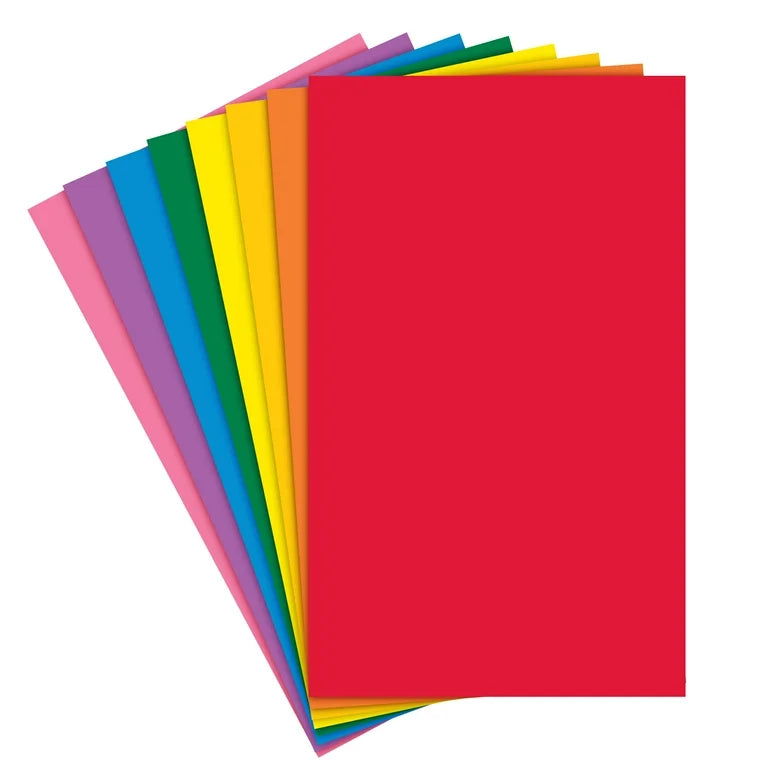 PAQUETE X 25 HOJAS DE PAPEL BOND COLOR