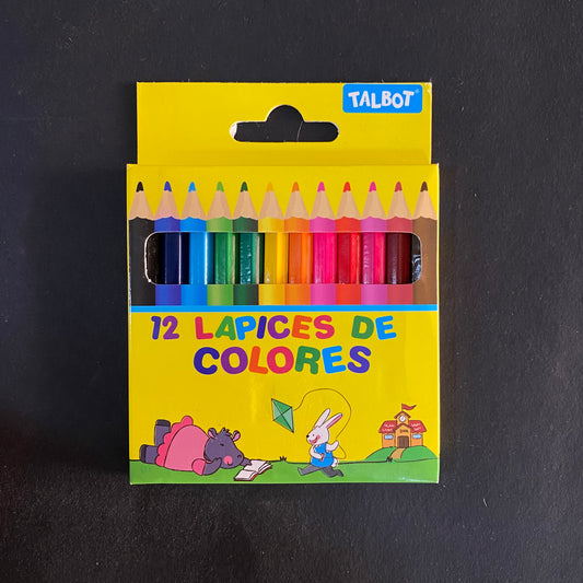 12 Lápices de colores