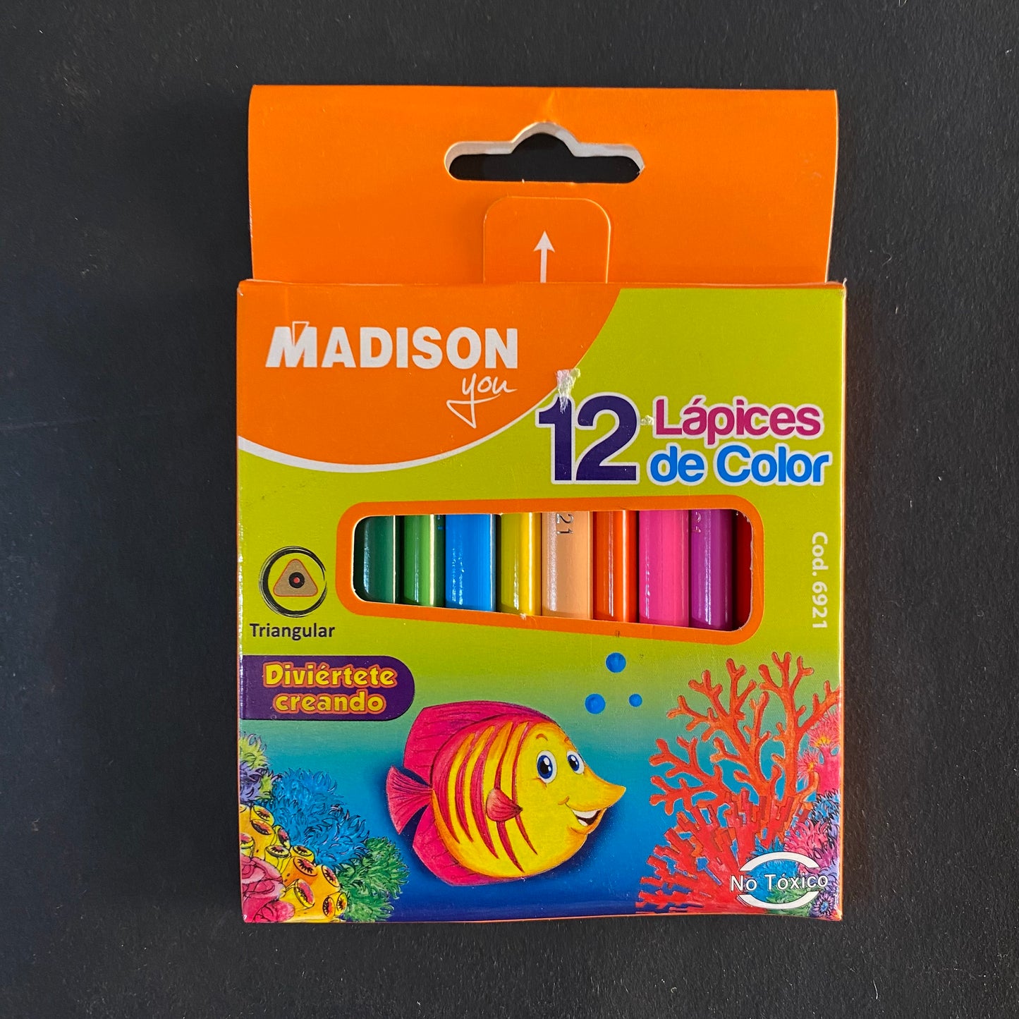 12 Lápices de color Triangular