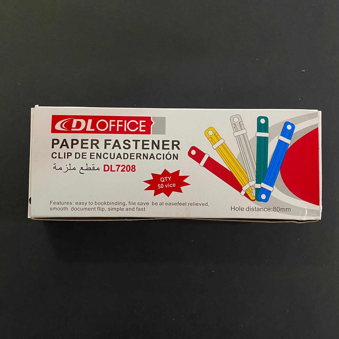 CAJA DE FASTENER/BROCHE DE  PLASTICO ROARI X 50 PIEZAS