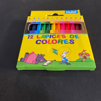 12 Lápices de colores