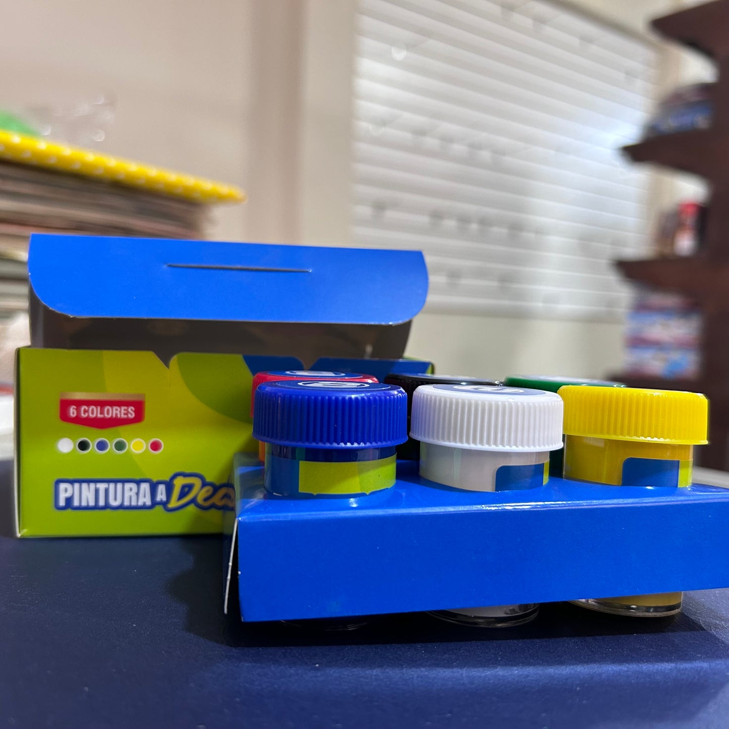 PINTURA A DEDO 6 COLORES BENMA