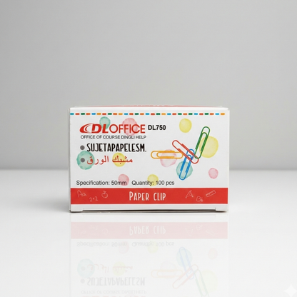 CLIP DE COLORES 50mm x 100 Pzs DL750