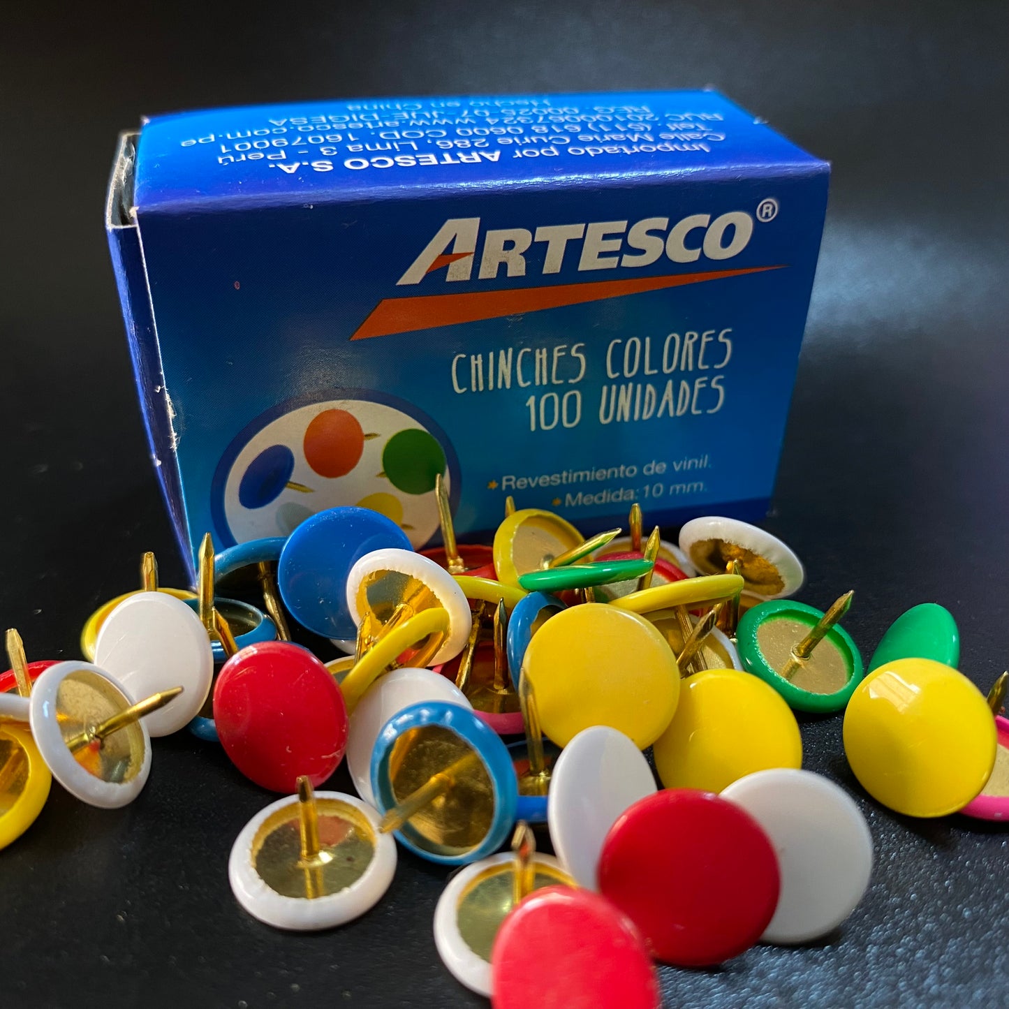 CHINCHES DE COLORES  10mm