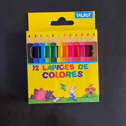 12 Lápices de colores