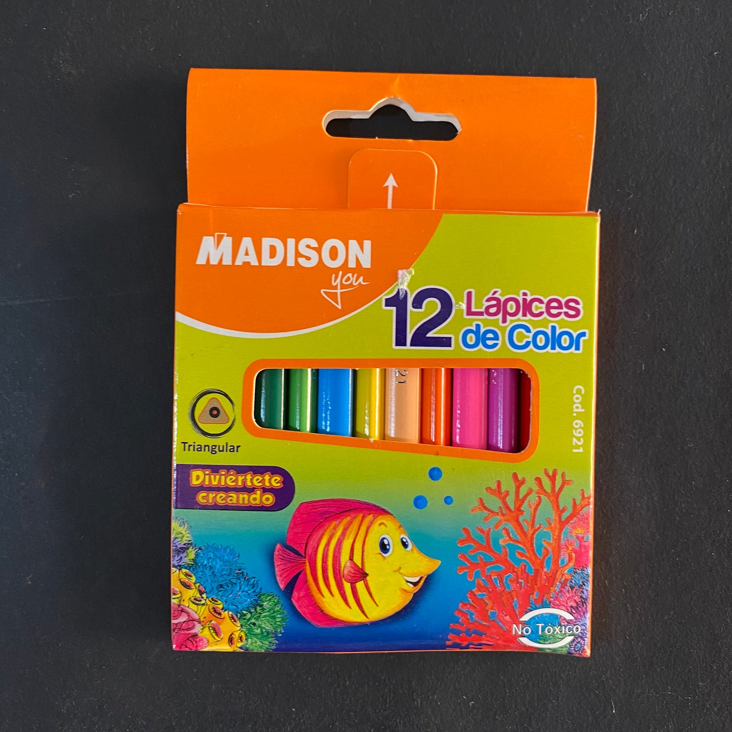 12 Lápices de color Triangular
