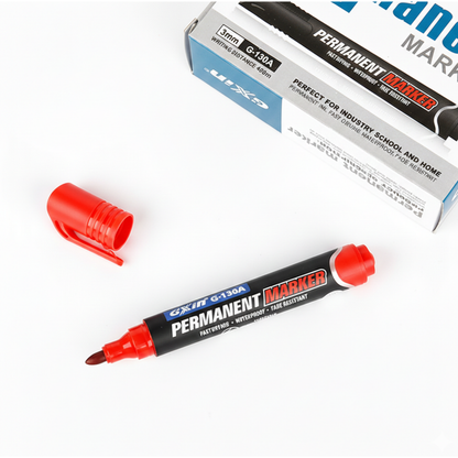 MARCADOR PERMANENTE PUNTA BISELADA G-XIN G-130A