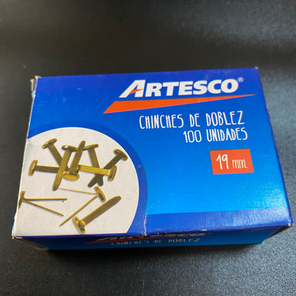 CHINCHE DE DOBLEZ 19mm DORADO