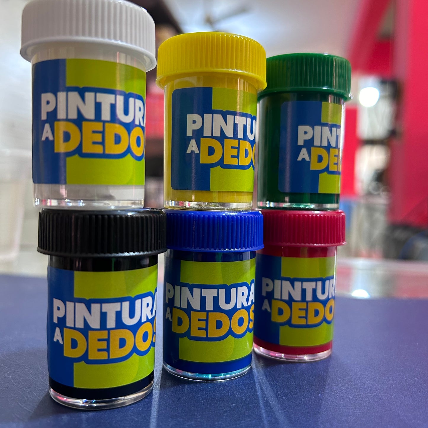 PINTURA A DEDO 6 COLORES BENMA