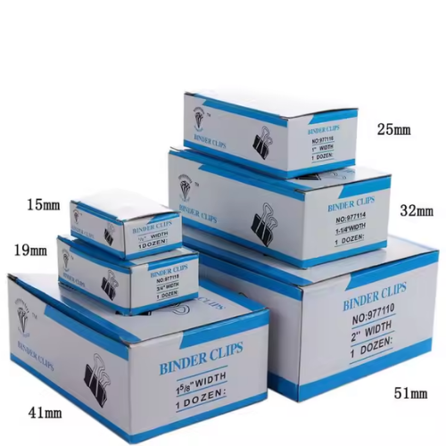 BINDER CLIP/PISA PAPELES/ CLIP BILLETERO X 12 PIEZAS CAJA ROARI