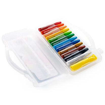 CRAYONES ÓLEO PASTEL 12 COLORES BENMA