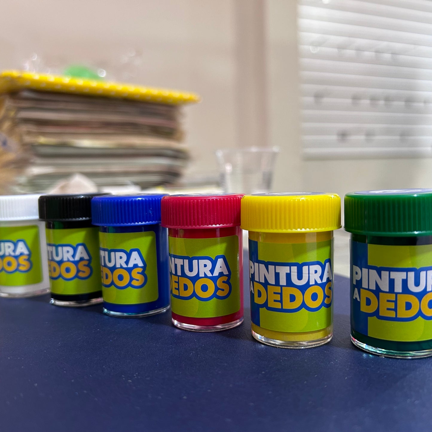 PINTURA A DEDO 6 COLORES BENMA