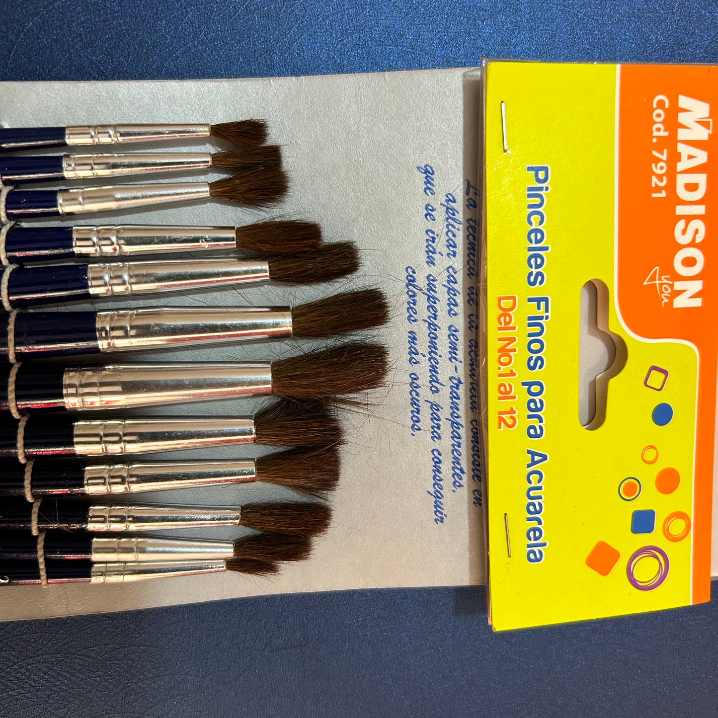 JUEGO DE PINCELES DEL No1 AL 12 MADISON