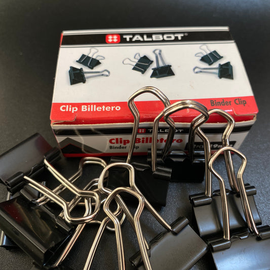 BINDER CLIP 19mm
