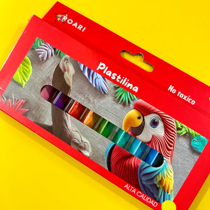 PLASTILINA ROARI X 12 COLORES
