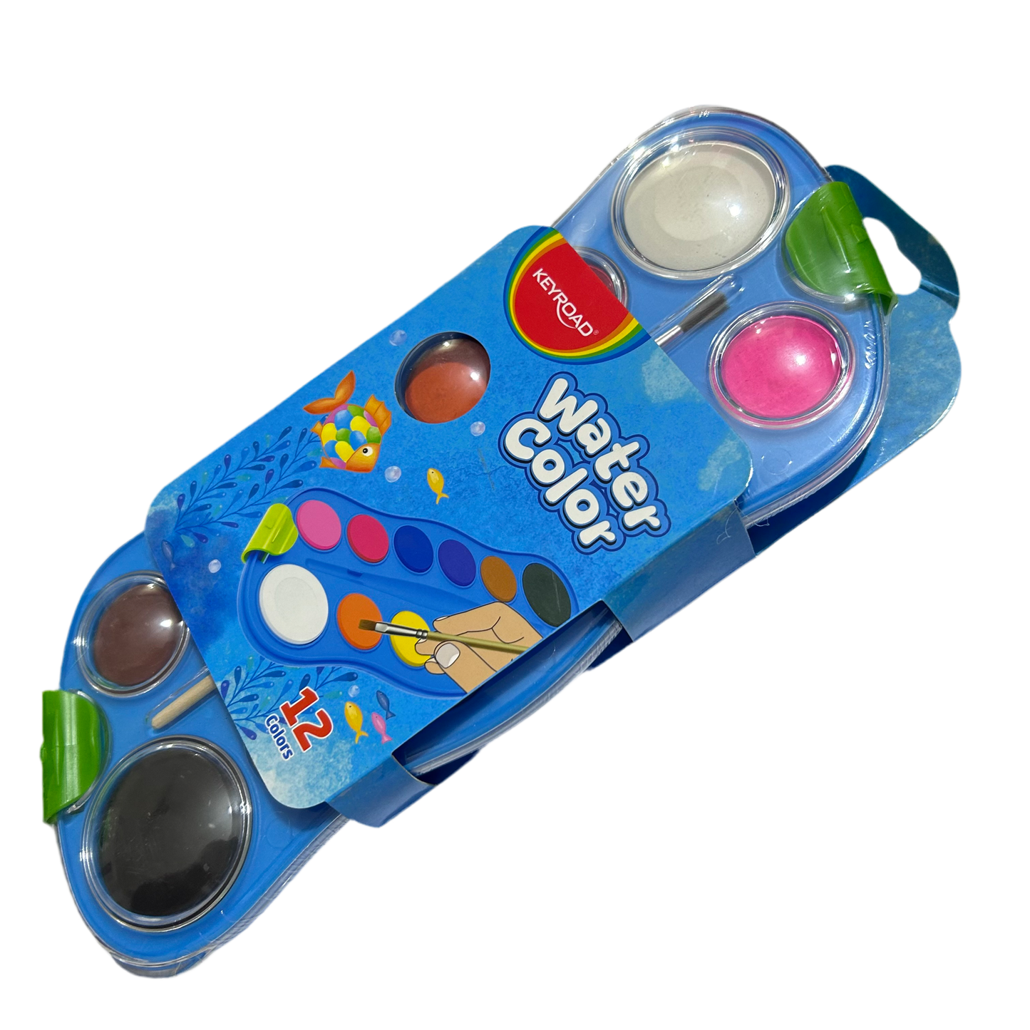 ACUARELA 12 COLORES KEYROAD