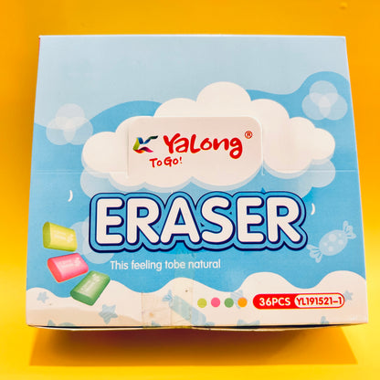 CAJA DE BORRADOR X36 PIEZAS YALONG