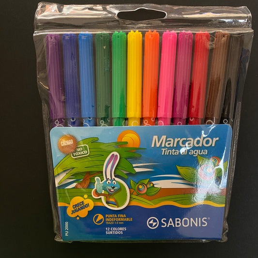 Marcador Tinta al Agua