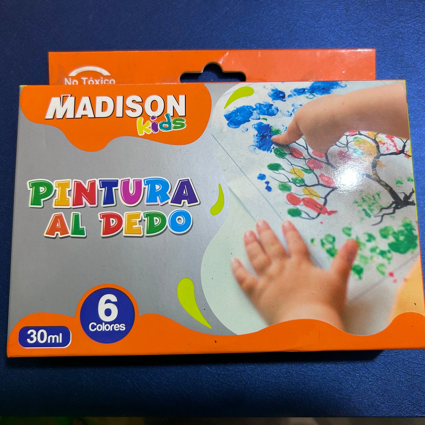 PINTURA A DEDO 30 ML 6 COLORES