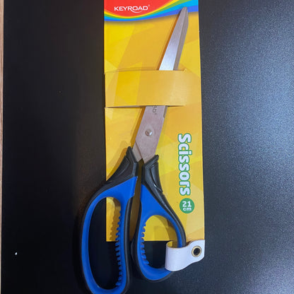 TIJERA DE 19 CM CON EMPUÑADURA SUAVE KEYROAD