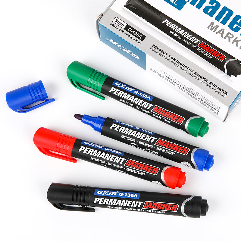 MARCADOR PERMANENTE CON PUNTA BISELADA G-XIN