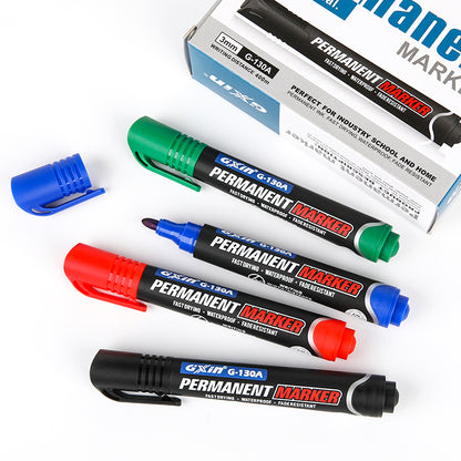 MARCADOR PERMANENTE CON PUNTA BISELADA G-XIN